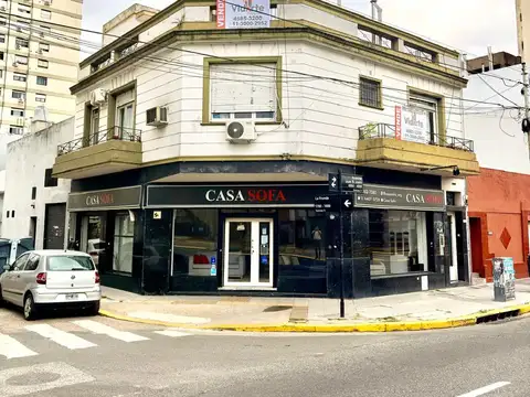 Local 90 m2 con vivienda de 3 amb c/dep. piso unico