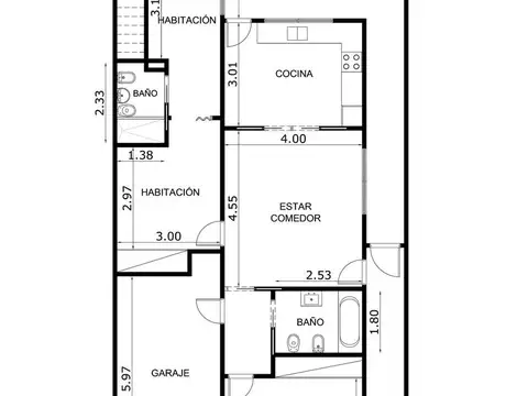 Casa en Venta con 1 cochera