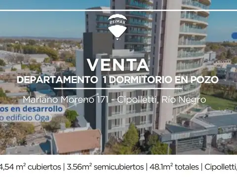 DEPARTAMENTO EN POZO 1 DORMITORIO EN VENTA