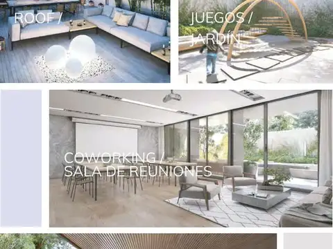 Departamento 2 ambientes con 2 baños