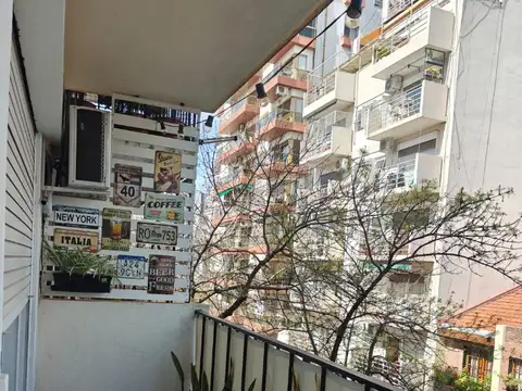 Monoambiente con balcón. Amoblado. Nuevo. Moderno. Nuñez