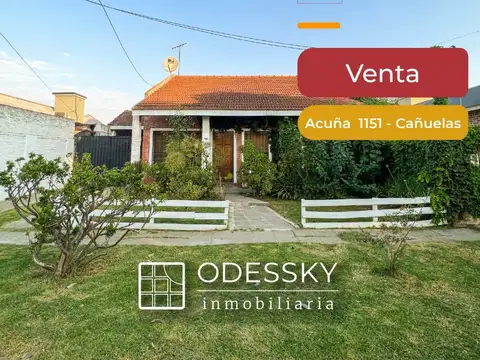 cañuelas- M. Acuña 1151 - Chalet en excelente ubicación- SÚPER REBAJADO  