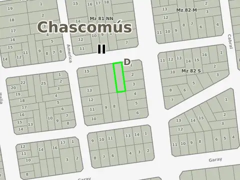 Terreno en Venta en Chascomus, USD 15.050