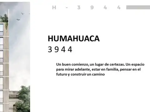 Departamento en Venta en Almagro, USD 1