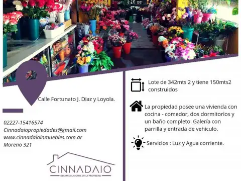 Casa en Venta de 1 dormitorio