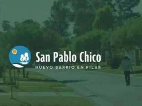 VENTA LOTE CON FINANCIACIÓN, SAN PABLO CHICO