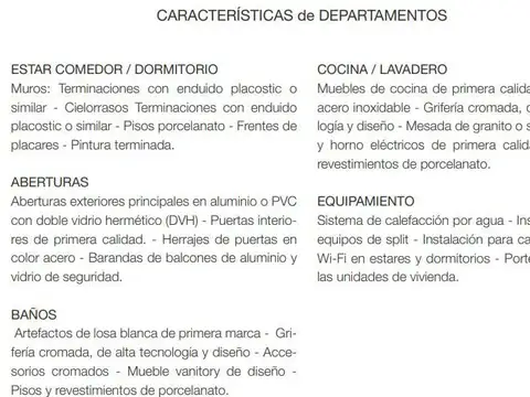 En venta departamento Fisherton en construccion