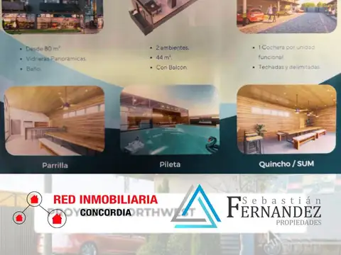 Departamento en Venta de 2 ambientes