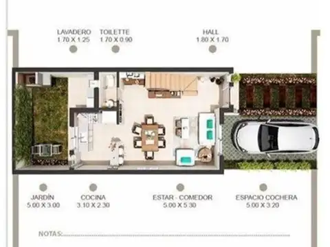 Casa en Venta con 1 cochera