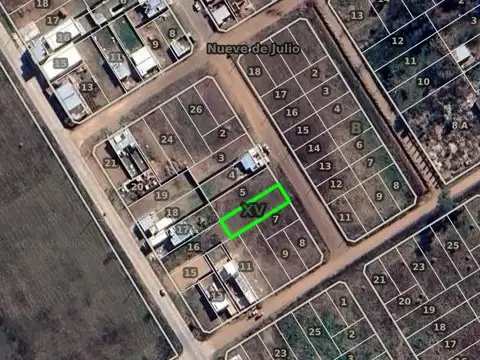 Terreno en Venta 12  mts Frente