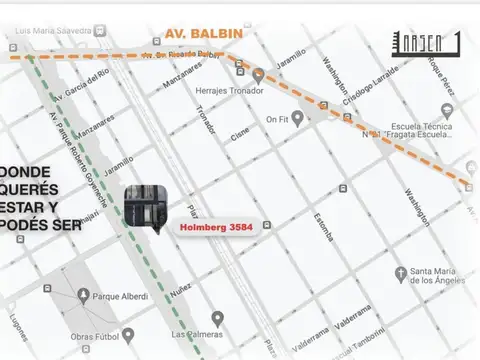 Departamento en Venta de 1 dormitorio