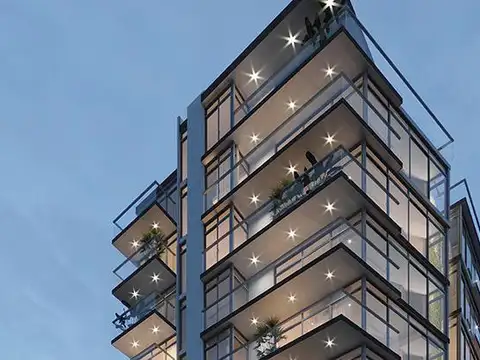 Departamento 2 ambientes con 2 baños