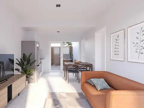 Departamento 3 ambientes con 2 baños