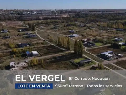 LOTE / TERRENO EN BARRIO EL VERGEL
