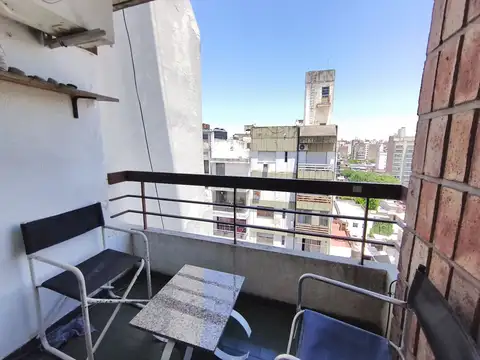Departamento en alquiler balcon un dormitorio matin Rosario