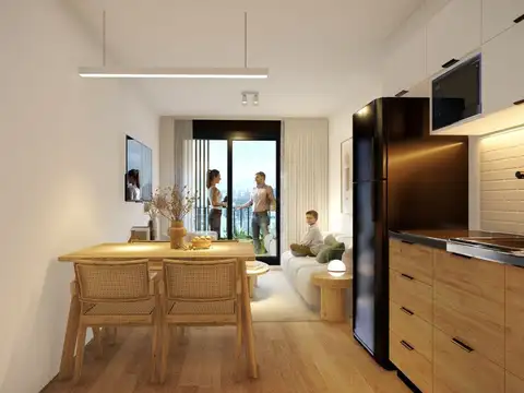 Venta apartamento 1 dormitorio terraza Buceo nuevo