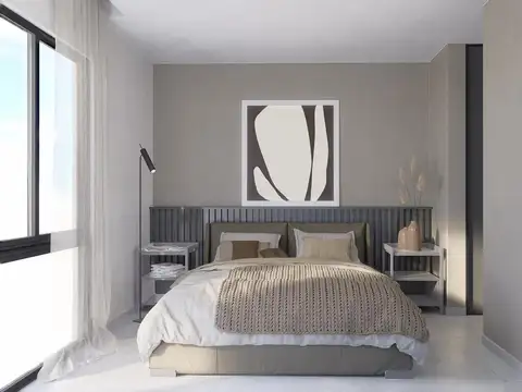 Departamento 2 ambientes con 1 baño