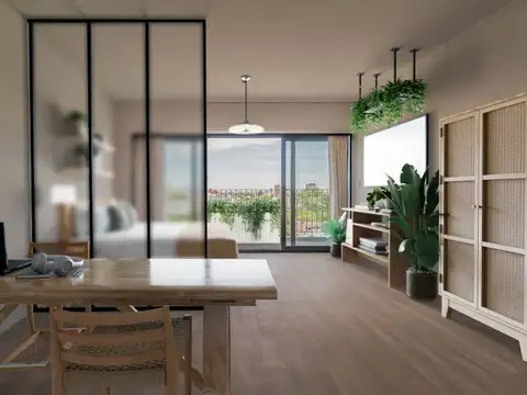 Departamento Monoambiente con 1 baño