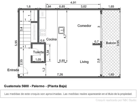 Departamento en Venta con 1 cocheras