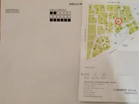 Terreno en Venta en Pilar, USD 1.000