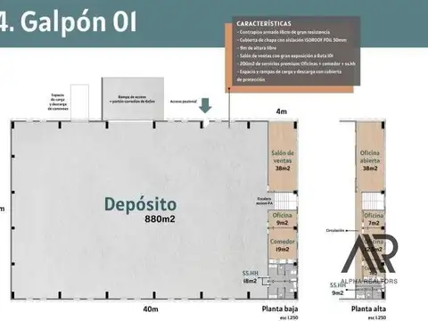 Galpon en Alquiler A Estrenar