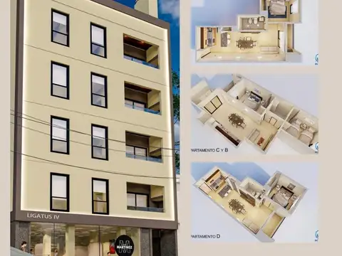 Departamento 4 ambientes con 1 baño