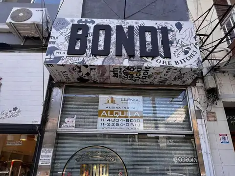 Local de 2,8m x 14m con entrepiso y baño en venta - Brown 574 - Quilmes centro