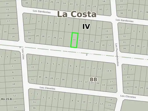 Terreno en Venta de 555,0 m2