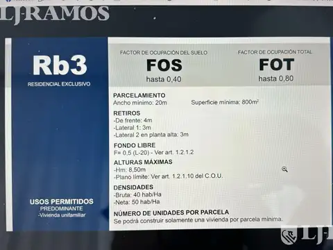 Terreno en Venta en Jockey, USD 1.300.000