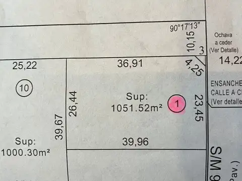 Calle 31 y 30 (a ceder)