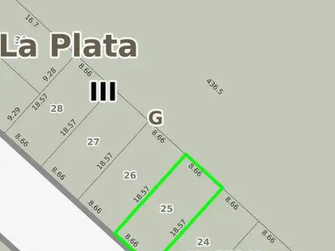 Terreno en venta - 161mts2 - Abasto, La Plata