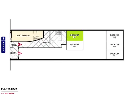 Pte Roca 1300, Piso 00