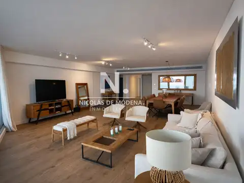 Espectacular departamento de 3 suites frente al mar