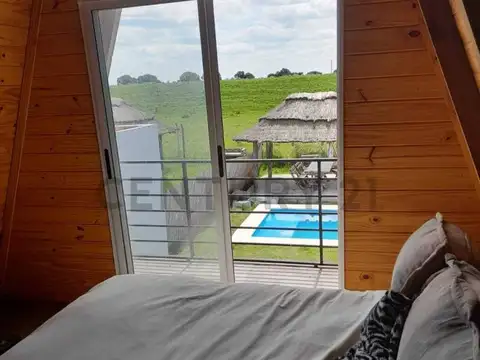 Casa Alpina de Tres Ambientes con  Pileta