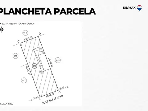 Venta lote Flores 177 m2 - Edificabilidad U.S.A.A.