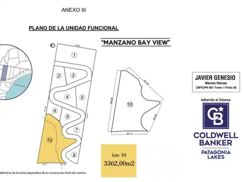 Terreno en Venta en Villa La Angostura, USD 110.000