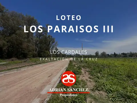 NUEVO LOTEO: 140 lotes en la Localidad de Los Cardales : ¡ PRECIOS DE PREVENTA !