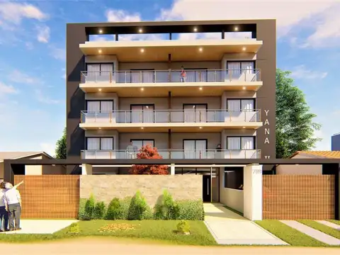 2 ambientes a estrenar con dos terrazas