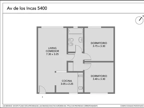 Departamento en Venta de 3 ambientes