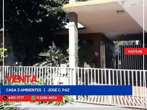 Casa - Venta - Argentina, José C Paz - San Nicolas 4200