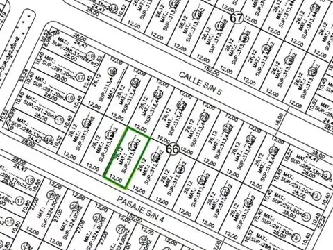 Terreno en Venta de 313,0 m2