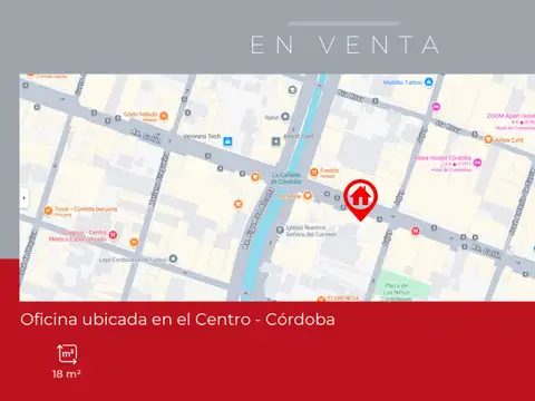Oficina ubicada en Barrio Centro – Córdoba
