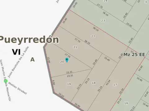 Gran lote sobre Champagnat.