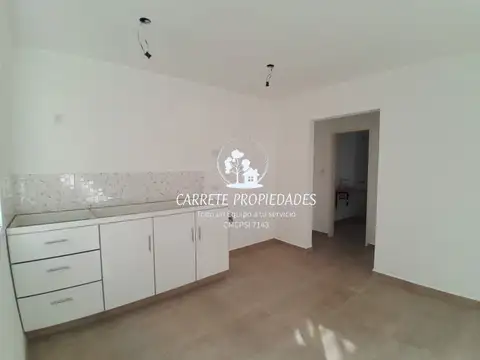 Departamento 2 ambientes con 1 baño