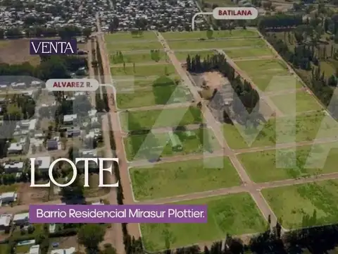 Venta de Lote Barrio Residencial Mirasur Plottier.