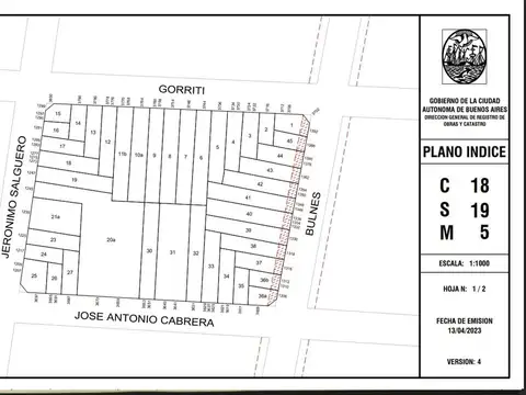 VENTA LOTE EN PALERMO USAB2 OPORTUNIDAD
