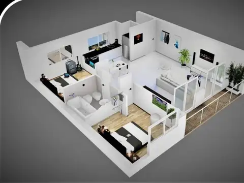 Departamento en Venta de 2 ambientes