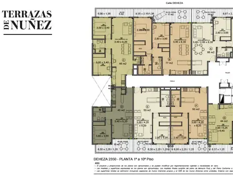 Departamentos 2,  3  y  4 ambientes