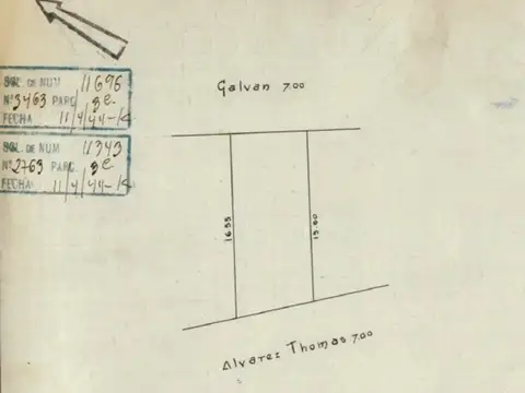 Terreno en Venta en Villa Urquiza, USD 395.000