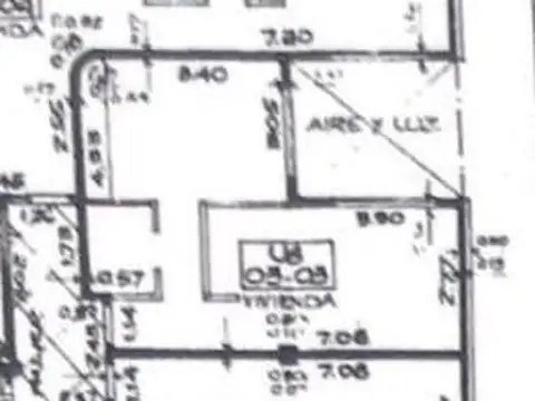 Departamento 2 ambientes con 1 baño